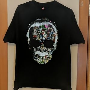 Stan Lee Face Marvel Tribute  T-Shirt Size XL